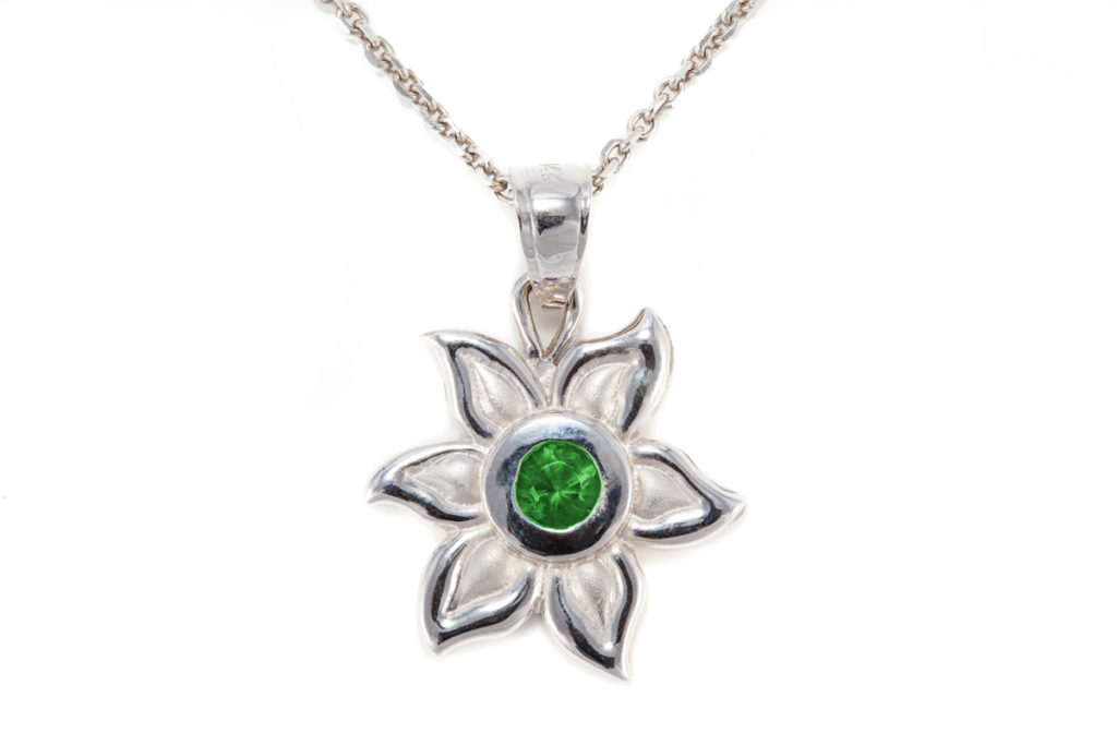 Fiore Pendant – 14k White Gold | Andrea LoPresti